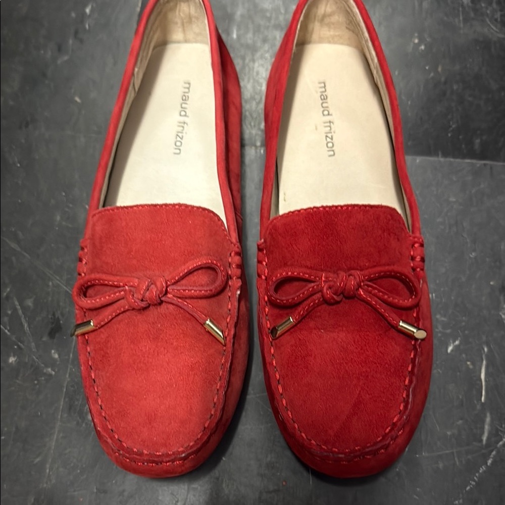 Maud Frizon Suede Loafers 39